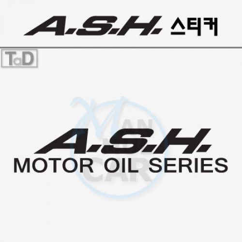 TaD-ASH/애쉬오일스티커/데칼